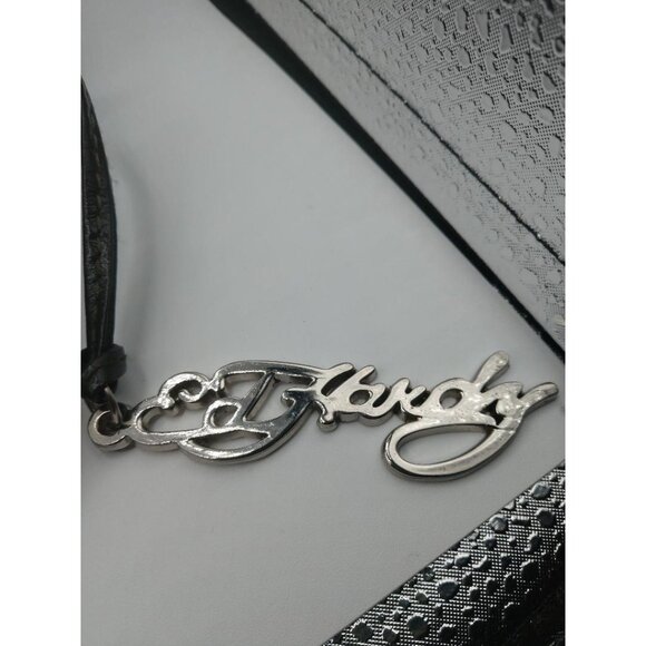 Ed Hardy Jungle Fever Canvas & Leather Handbag With Tiger Picturerint - 15x9x5 - Picture 8 of 9